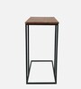 Elegant Metal C-Shaped Table In Black Colour