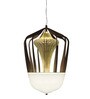 Elegant Modern Pendant Light with Artistic Glass and Metal Frame