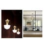 Elegant Modern Pendant Light with Artistic Glass and Metal Frame