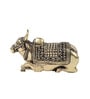 Golden Elegant Nandi Brass Idol