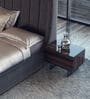 Elegant Night Stand Set of 2 in Veneer Finish