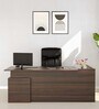 Elegant Office  Executive Table in Walnut Finish