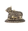 Golden Elegant Pure Brass Nandi Idol