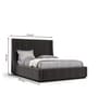 Elegant Queen Sized Bed with Hydraulic Storage