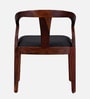 Elegant Sheesham Wood Arm Chair In Honey Oak Finish