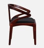 Elegant Sheesham Wood Arm Chair In Honey Oak Finish
