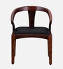 Elegant Sheesham Wood Arm Chair In Honey Oak Finish