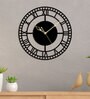 Black Iron Elegant Simple Modern Wall Clock