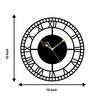 Black Iron Elegant Simple Modern Wall Clock