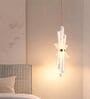Elegant Spiral Glass LED Hanging Pendant Light