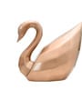 Elegant Swan D cor Rose Gold Resin Figurine