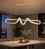 Elegant Tricolour Crystal Wave LED Pendant Light   1000 mm