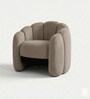 Elegant Wingback Ergonomic Chair In Beige Color