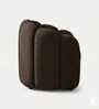 Elegant Wingback Ergonomic Chair In Dark Brown Color