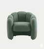 Elegant Wingback Ergonomic Chair In Frosty Green Color