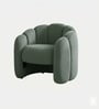 Elegant Wingback Ergonomic Chair In Frosty Green Color