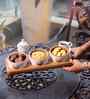 Elegant Wooden Appetizer Platter