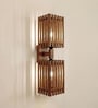 Elegant Wooden Novelty Wall Light (Natural Wood)