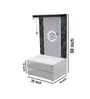 Elegant Wooden Temple with Om Cutwork and Dual Storage Drawers