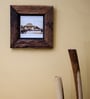 Brown Teak Wood 16 x 2 x 16 Inch Photo Frame