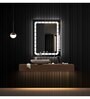 Elegent Multicolour Glass Led Wall Mirror
