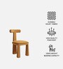 Eleion Minimal Dining Chair In Orange Colour