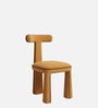 Eleion Minimal Dining Chair In Orange Colour