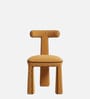 Eleion Minimal Dining Chair In Orange Colour