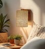 Elementary Brown Wooden Wall Light