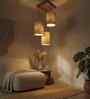 Elementary Jute Shade Cluster Hanging Light