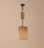 Elementary Jute Shade Single Hanging Light