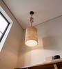Elementary Jute Shade Single Hanging Light