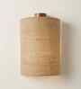 Elementary Jute Shade Solid Wood Wall Sconces