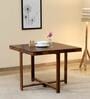 Elementary Solid Wood 4 Seater Dining Table in Provincial Teak Finish