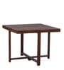 Elementary Solid Wood 4 Seater Dining Table in Provincial Teak Finish