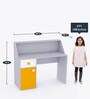 Elementary Kids Study Table in Grey Colour