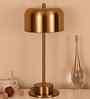 Elena Gold Table Lamp Metal Body Tri-Color LED Modern Decorative Bedside Lamp