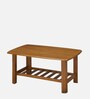 Elena Solid Wood Coffee Table In Wenge Finish