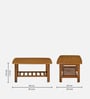 Elena Solid Wood Coffee Table In Wenge Finish