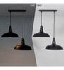 Eleora 2 Light Matt Black Metal Pendant Light