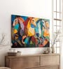 (1Pc) Multicolor Canvas Horses Feng Shui Wall Art