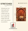 Elephant Floral Stretched Canvas Painting