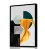 (1Pc) Multicolor Canvas Geometric Framed Wall Art