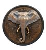 Elephant Head Wall Art (Multicolor, 28.5cm)