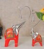 Elephant Multicolour Metal (Set of 2) Figurine