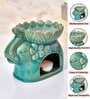 Elephant Shape Blue Ceramic Oil Diffuser