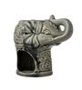 Elephant Shape Floral Grey Ceramic Oil Diffuser