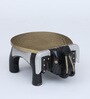 Elephant Black Wooden Showpiece
