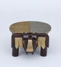 Elephant Brown Wooden Showpiece
