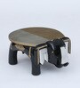 Elephant Dark Brown Wooden
Showpiece